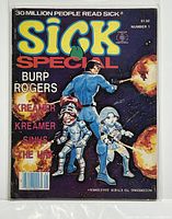 Full front cover of the Charlton Comics Sick Magazine Special #1.
