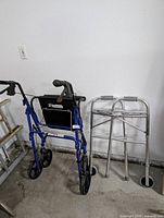 Photo of both walkers side by side showing overall condition and features.