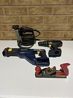 Group shot of all four tools