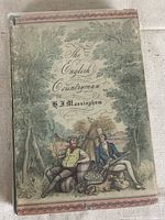 Front cover of 'The English Countryman' showing illustrated pastoral scene with two men resting near game birds.