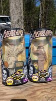 Two Casablanca character action figures in original packaging showing front and sides