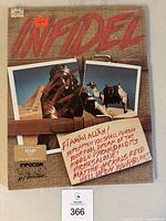 Overall front of sealed Infidel game package