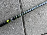 Shaft close-up showing “Pro 56 Flex R” graphics