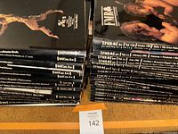 Stack of FMR Art Magazines, mostly with visible spines showing issue numbers and titles, ranging from issue #2 onward.