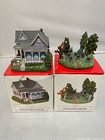 Both Liberty Falls miniatures on their original boxes