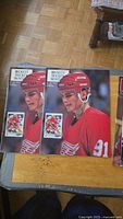 Two identical Beckett Hockey Monthly May 1991 magazines featuring Sergei Fedorov in Red Wings uniform