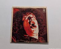 Front cover of Joe Cocker LP album 'With a Little Help from My Friends' showing photo of Joe Cocker singing.