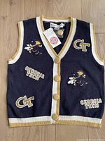 Full view of front of vest showing overall design