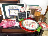 Group shot showing all Christmas items listed