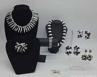 Group image of all jewelry pieces