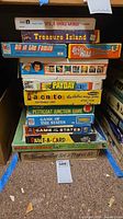 Full stack of 10 boxed games and kits
