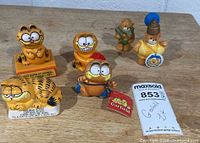 Group shot of all six figurines