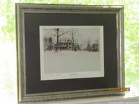 Full view of framed artwork