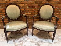 Front view of both chairs