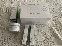 All five Beauty RX skincare products shown together for a complete view.