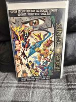 Front cover of Marvel Heroes & Legends comic book showing colorful artwork of Marvel characters and title.