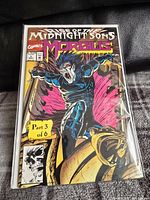 Front cover view of Morbius #1 comic book, showing character artwork and title details.