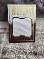 Front of Panini Anthology Hockey trading card featuring Jonathan Drouin with white jersey swatch and gold foil accents.