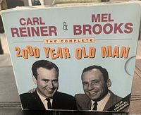 Box set front showing title and photos of Carl Reiner & Mel Brooks, stating 'Four Original Albums'.