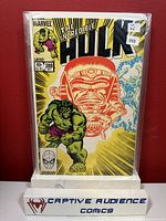 Front cover of The Incredible Hulk #288 comic book with Marvel logo, price 60 cents, featuring Hulk and cosmic figure cover art.