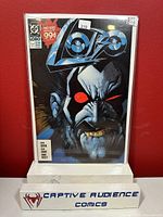 Front cover photo of Lobo #1 comic book showing the artwork and title clearly.