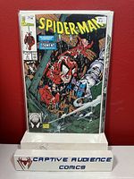 Front cover photo of Spider-Man #5 comic showing colorful artwork with Spider-Man battling Torment.
