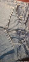 Front waistband and pockets of Banana Republic jeans