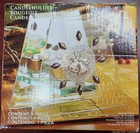 Retail box showing candleholder, item number 910174