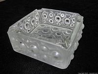 Angled view showing exterior bubble pattern and shape