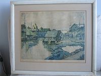 Full view of framed Nicholas Hornyansky print