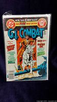 Front cover showing the full comic cover art of G.I. Combat Issue 269, including the soldier on horse and various story titles.