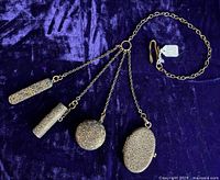 Full view of chatelaine assembly with all four attachments