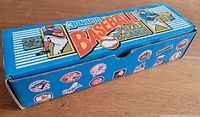 Original sealed blue box with Donruss Baseball Puzzle & Cards logo showcasing MLB team logos.