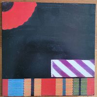 Front cover of 'The Final Cut' vinyl album by Pink Floyd with distinctive ribbons design.