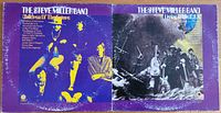 Front covers of the two Steve Miller Band albums: 'Children of the Future' and 'Living in the U.S.A.', showing artwork and band photos with blue-purple and black-white tones.