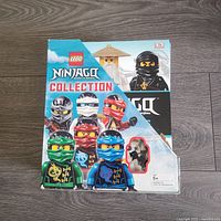 Front of LEGO Ninjago book slipcase showing characters