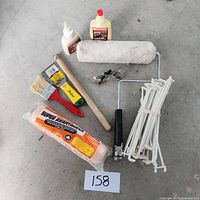 Group shot of all items laid out on floor