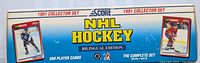 Front view of the full boxed 1991 Score NHL Hockey Card Collector Set, bilingual edition with 660 player cards.