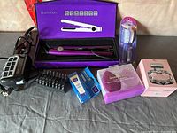 All items in lot on table