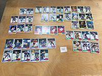 All 48 cards laid out on table