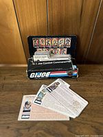G.I. Joe Combat Command File box with character cards displayed in front.