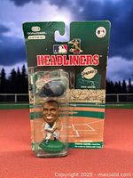 Front view of Tony Gwynn San Diego Padres Corinthian Headliners 1996 sealed collectible figurine in original packaging, showing figure and bubble pack with card backing.