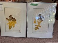 Two signed and numbered limited edition prints by Roslyn Rose, in silver frames with mats, 15x20 inches