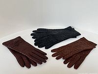 All three pairs displayed side by side on white background