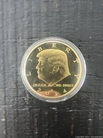 Obverse showing Donald Trump profile, inscriptions and date 2024