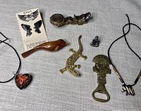 all eight items laid out for overview