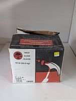 Box of Free Land 3 inch 11 gauge roofing nails, partially full.