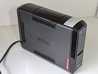 CyberPower 1500PFC LCD UPS unit front and side view showing overall condition and venting.