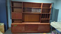 Front view of entire wall unit assembled