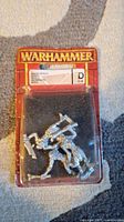 Metal Warhammer undead ghouls miniature in original damaged blister packaging with foam insert